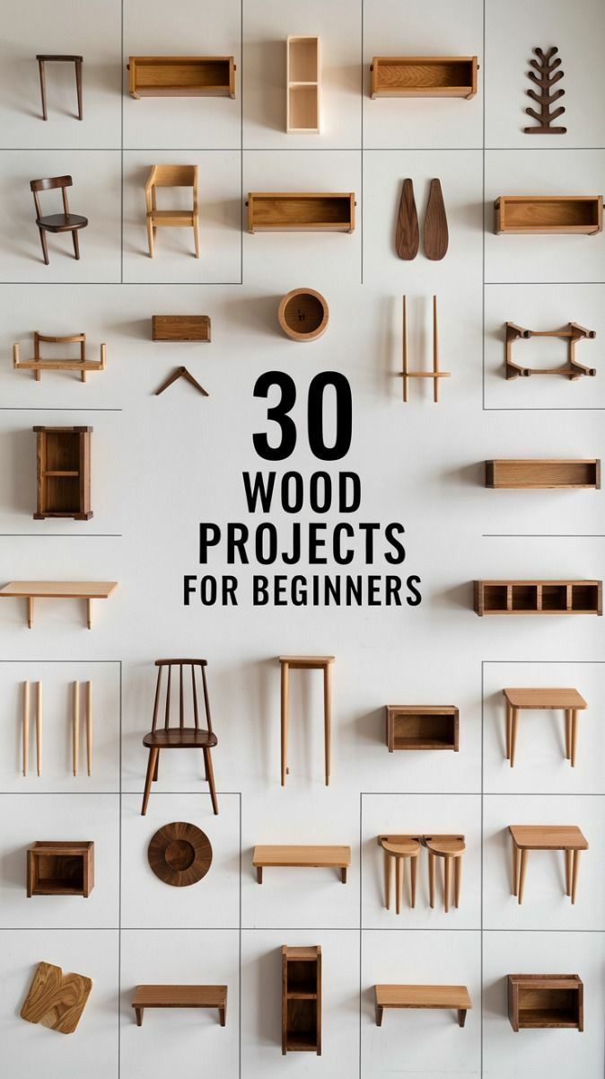 30+ Simple Woodworking Project Ideas To Try In 2025✨ 30+ Simple Woodworking Project Ideas To Try In 2025✨