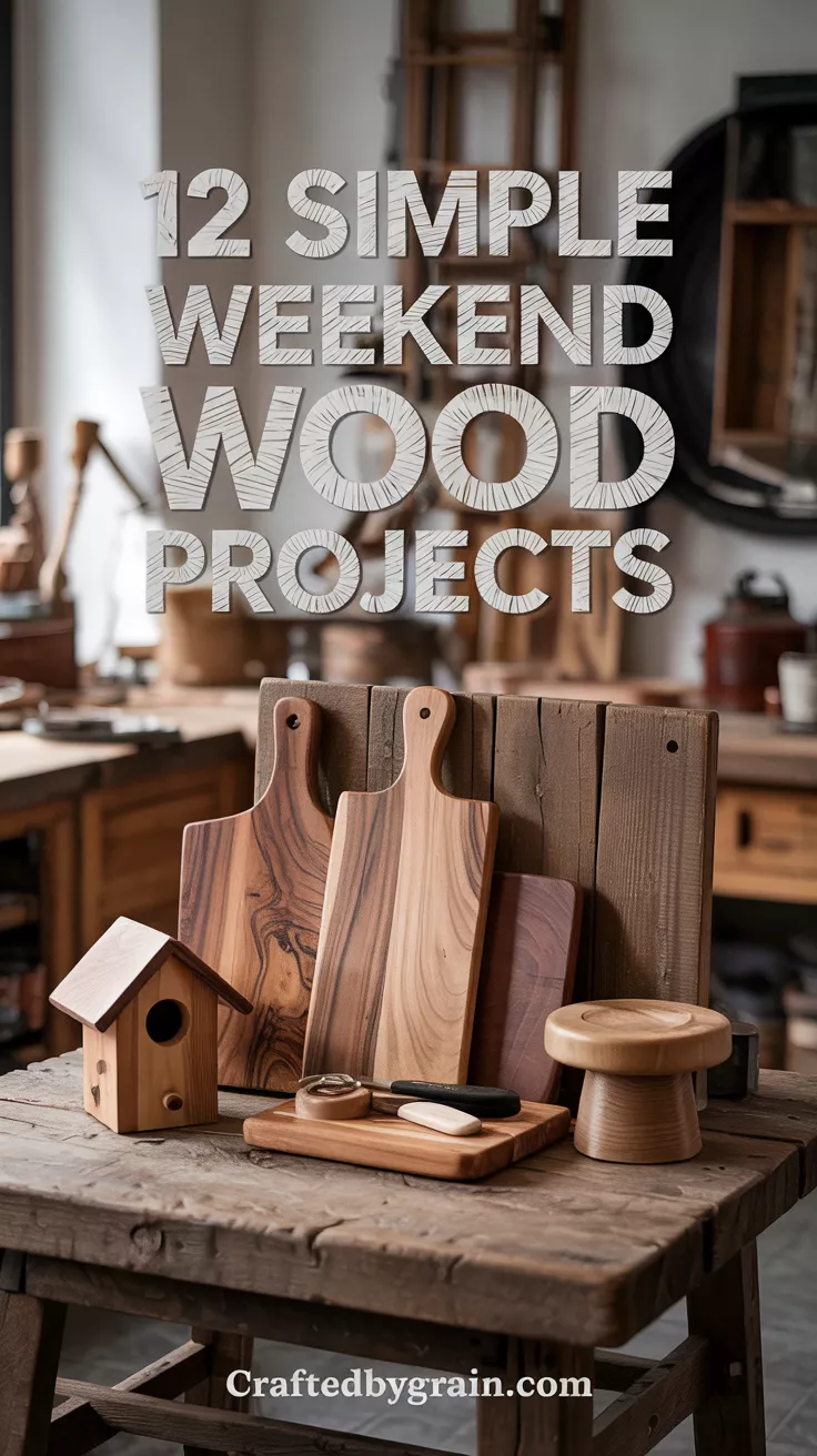 12 Simple Wood Projects You Can Finish in a Weekend (Don’t Miss #11!) 12 Simple Wood Projects You Can Finish in a Weekend (Don’t Miss #11!)