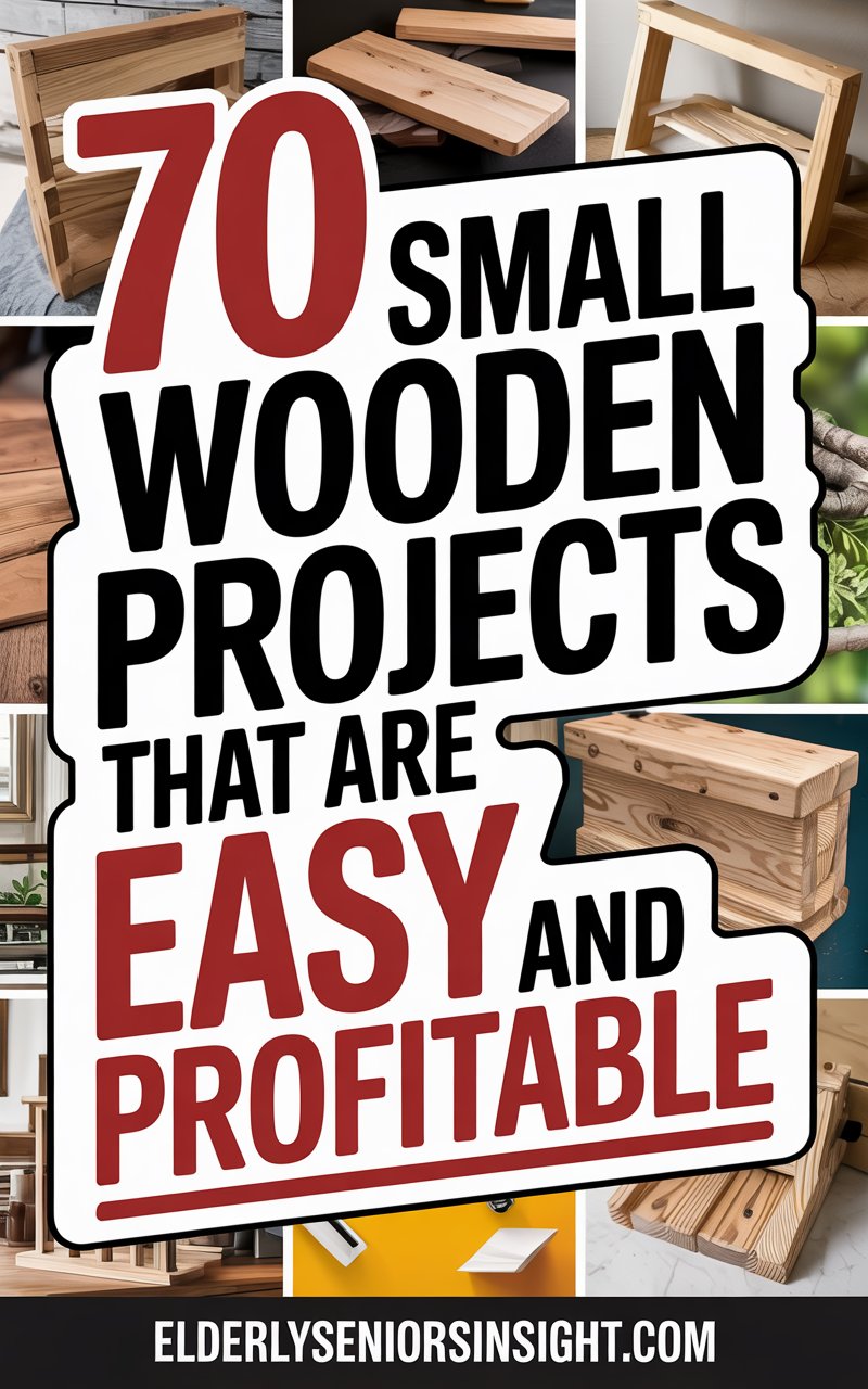 70 Small Wooden Projects That Are Easy and Profitable🌟