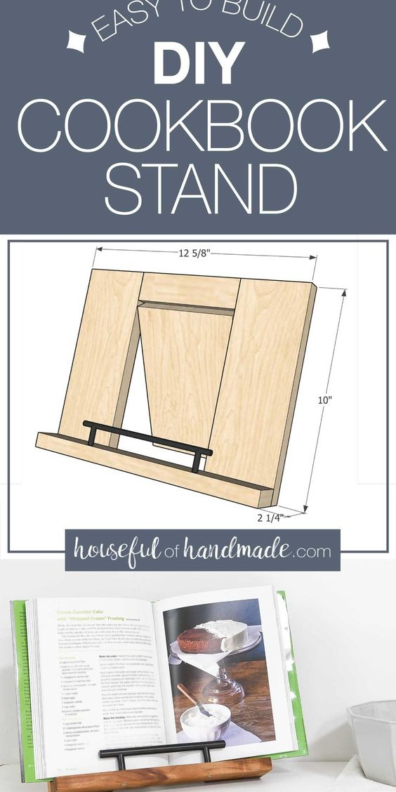 Folding Cookbook Holder