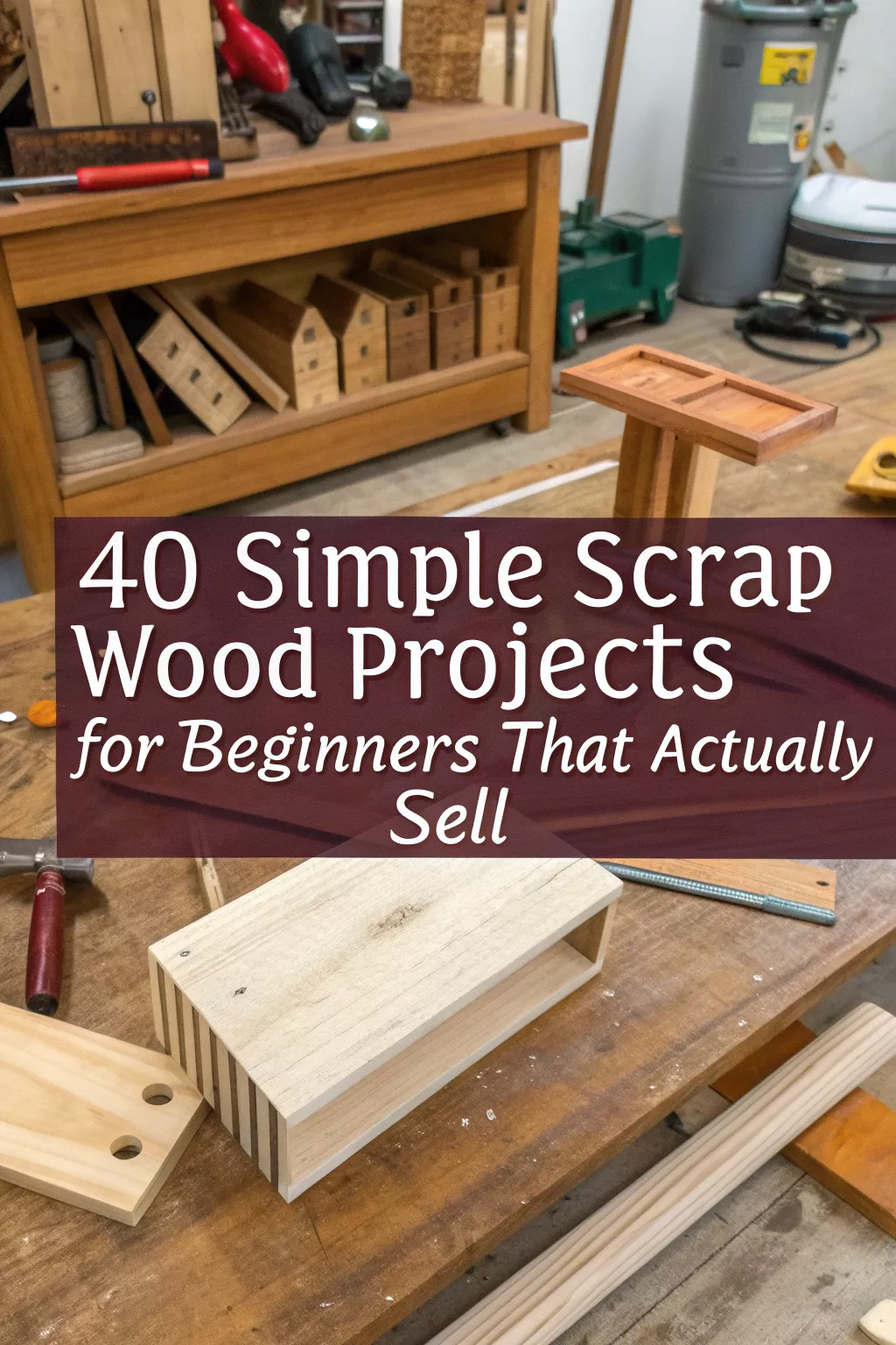 40 Simple Scrap Wood Projects for Beginners That Actually Sell