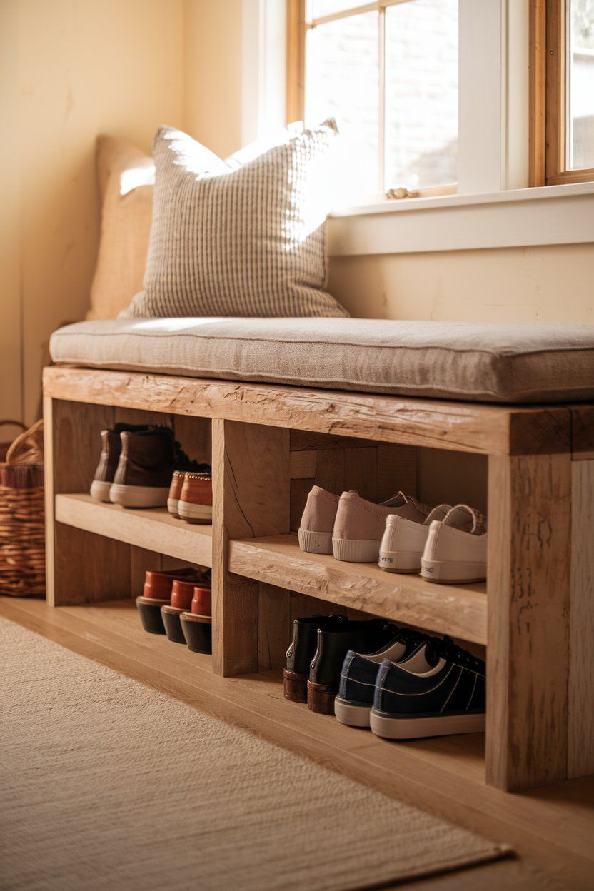 20+ Bench Shoe Rack Ideas: Combine Style, Comfort, and Storage