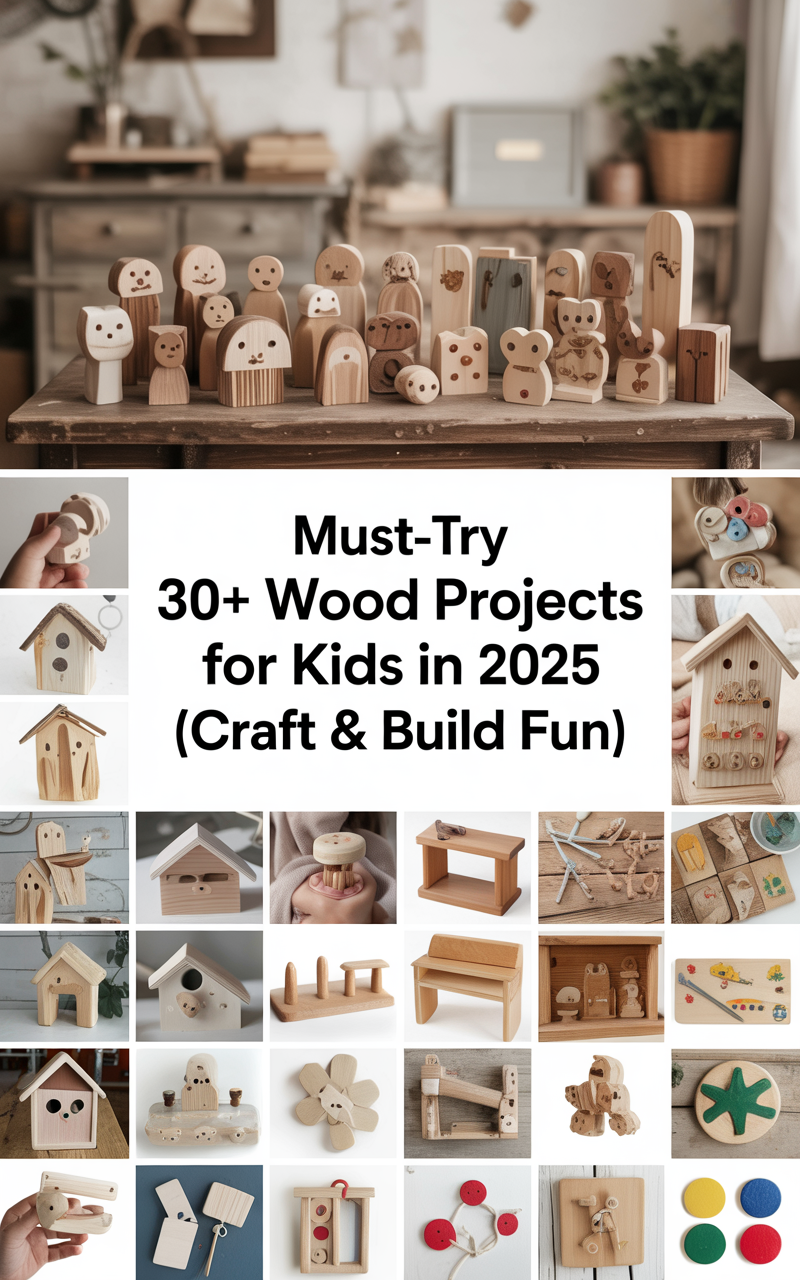 Must-Try 30+ Wood Projects for Kids in 2025 (Craft & Build Fun) Must-Try 30+ Wood Projects for Kids in 2025 (Craft & Build Fun)