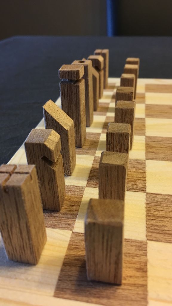 Chess Set From Wood