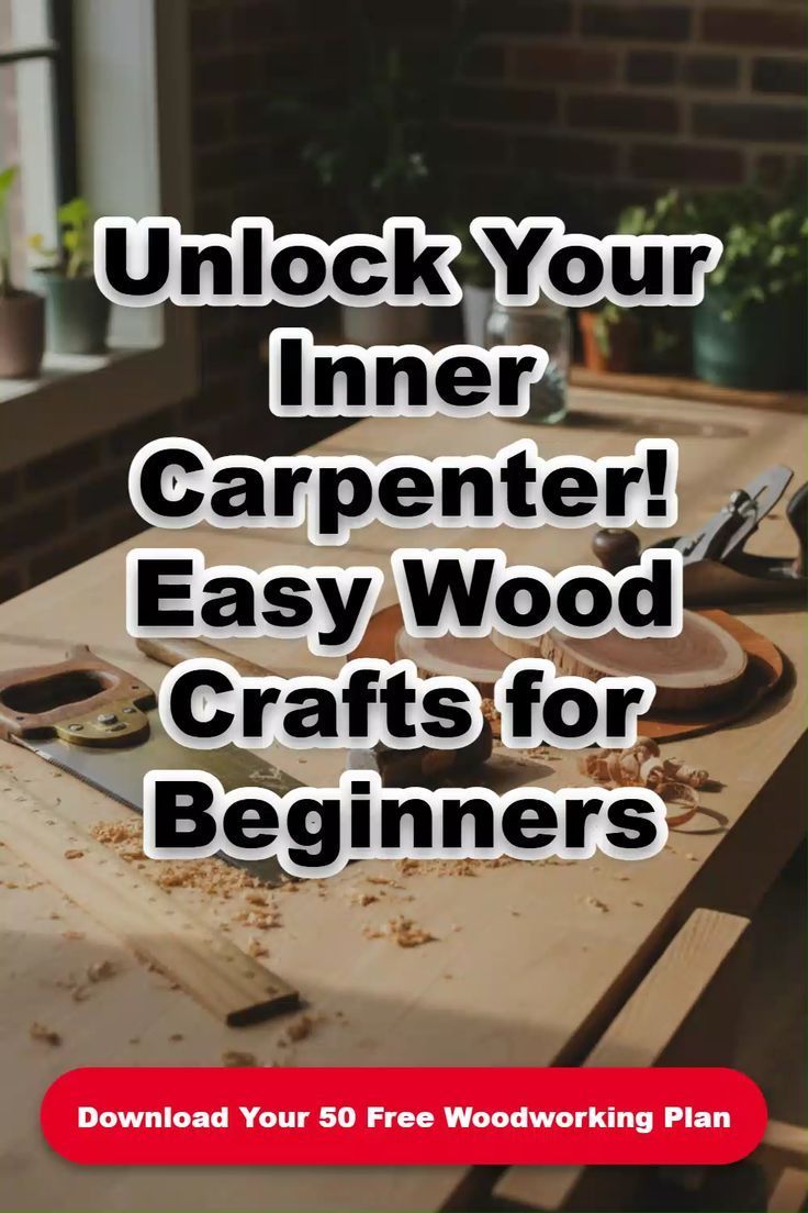 Beginner Woodworking Crafts: Simple DIY Projects for Newbies