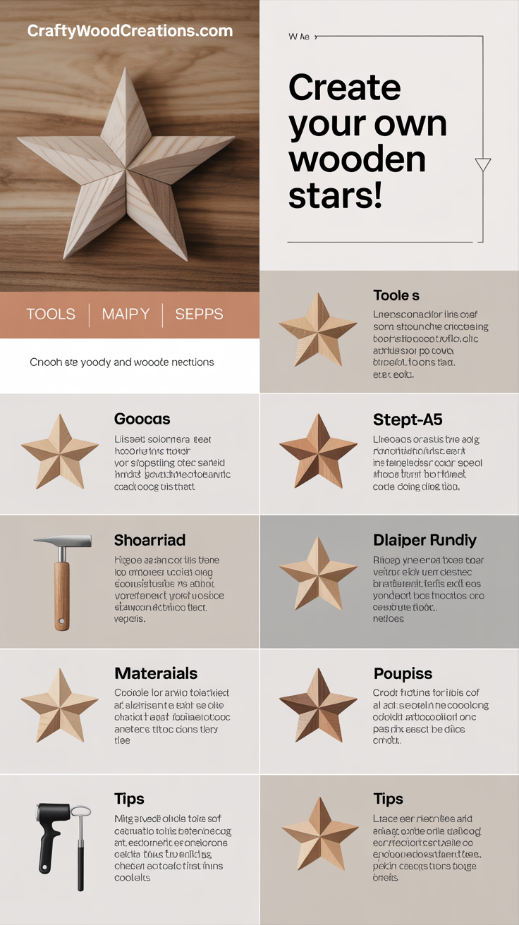 Create Your Own Wooden Stars! Create Your Own Wooden Stars!