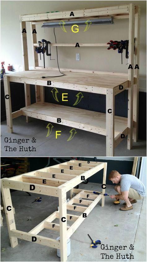 How to Build a DIY Wood Workbench: Super Simple  Bench