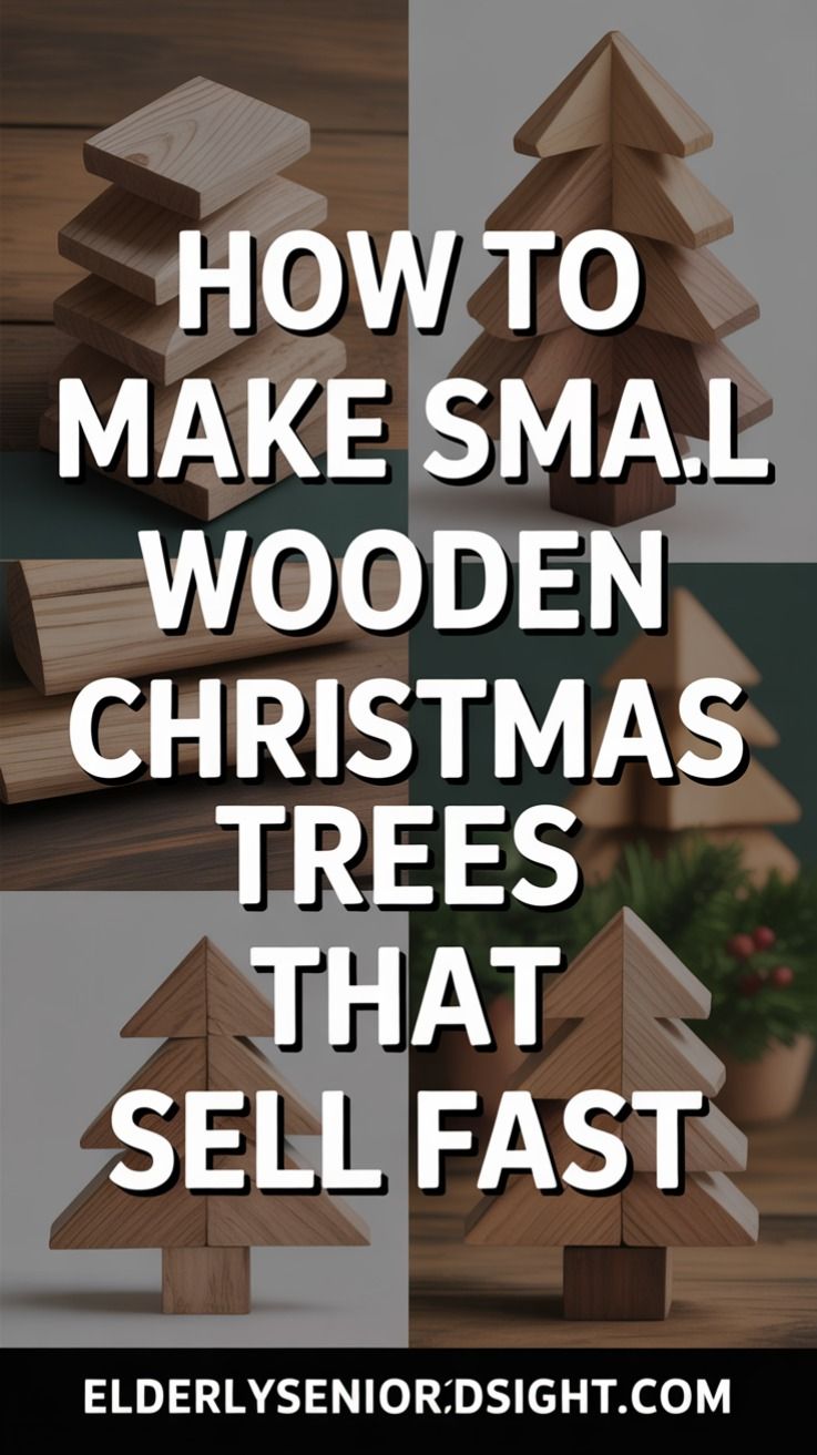 How to Make Small Wooden Christmas Trees That Sell Fast