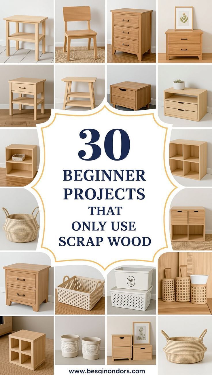 30 Easy Scrap Wood Projects for Beginners 30 Easy Scrap Wood Projects for Beginners