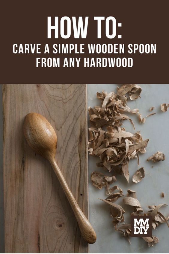 How to: Carve a Simple Wooden Spoon from Any Hardwood