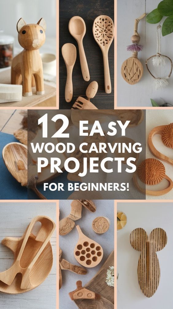 12 Simple Wood Carving Projects For Beginners That Are Easier Than You Think! – The Table Read Magazine