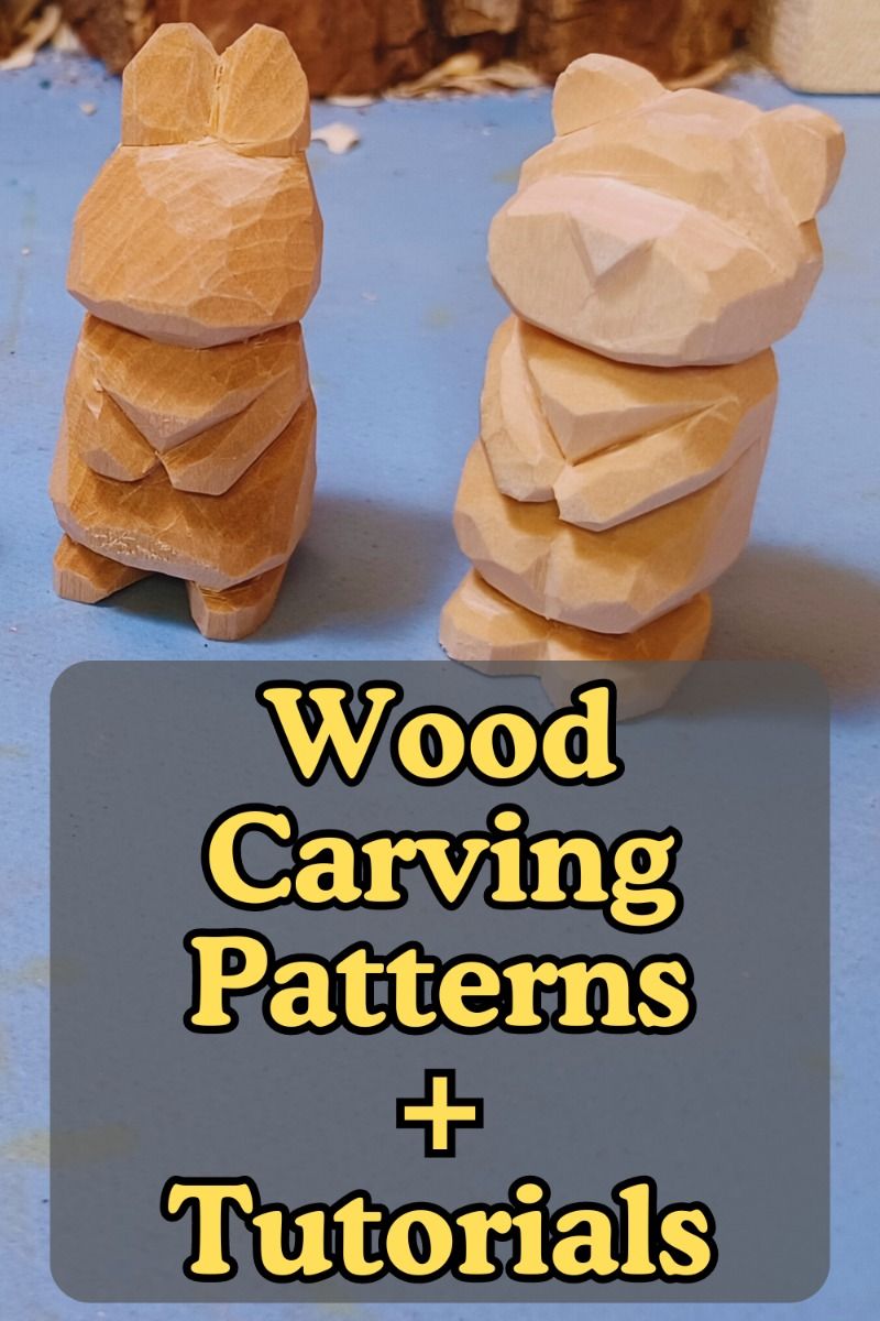 Free Printable Wood Carving Patterns and Tutorials