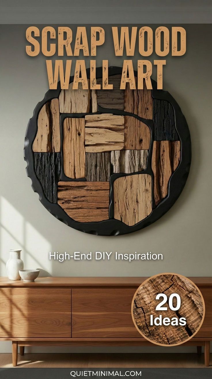 Scrap Wood Wall Art: High-End DIY