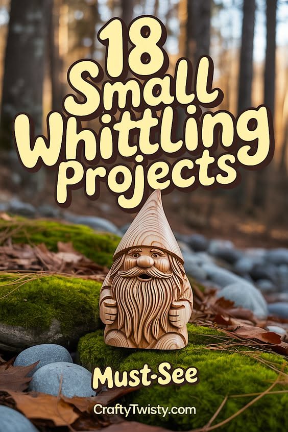 18 Small Whittling Projects Perfect for Absolute Beginners – Crafty Twisty