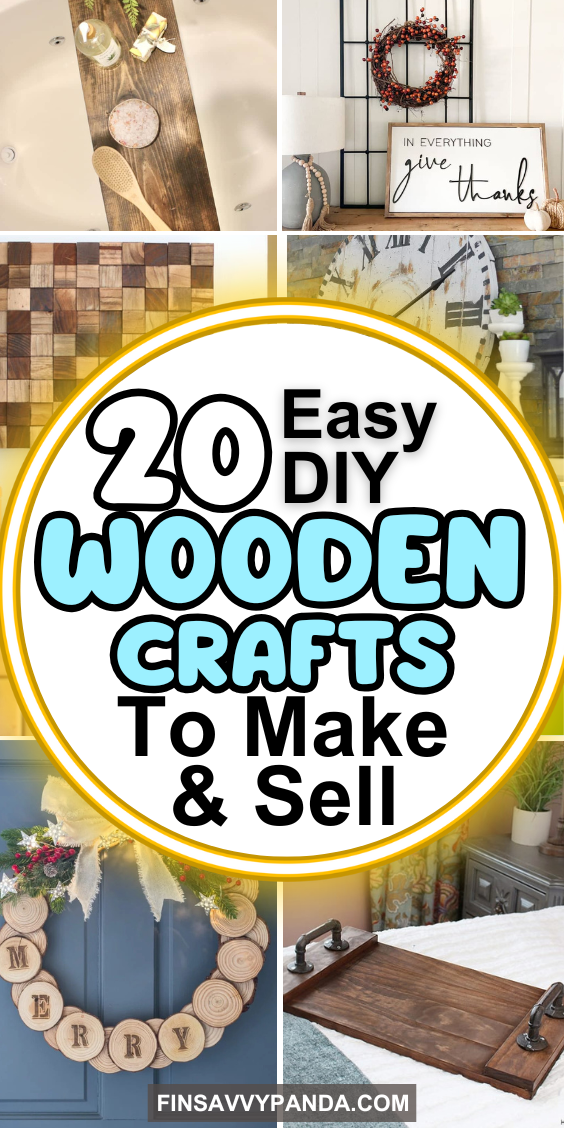 15 Wooden Crafts To Make and Sell For a Profit
