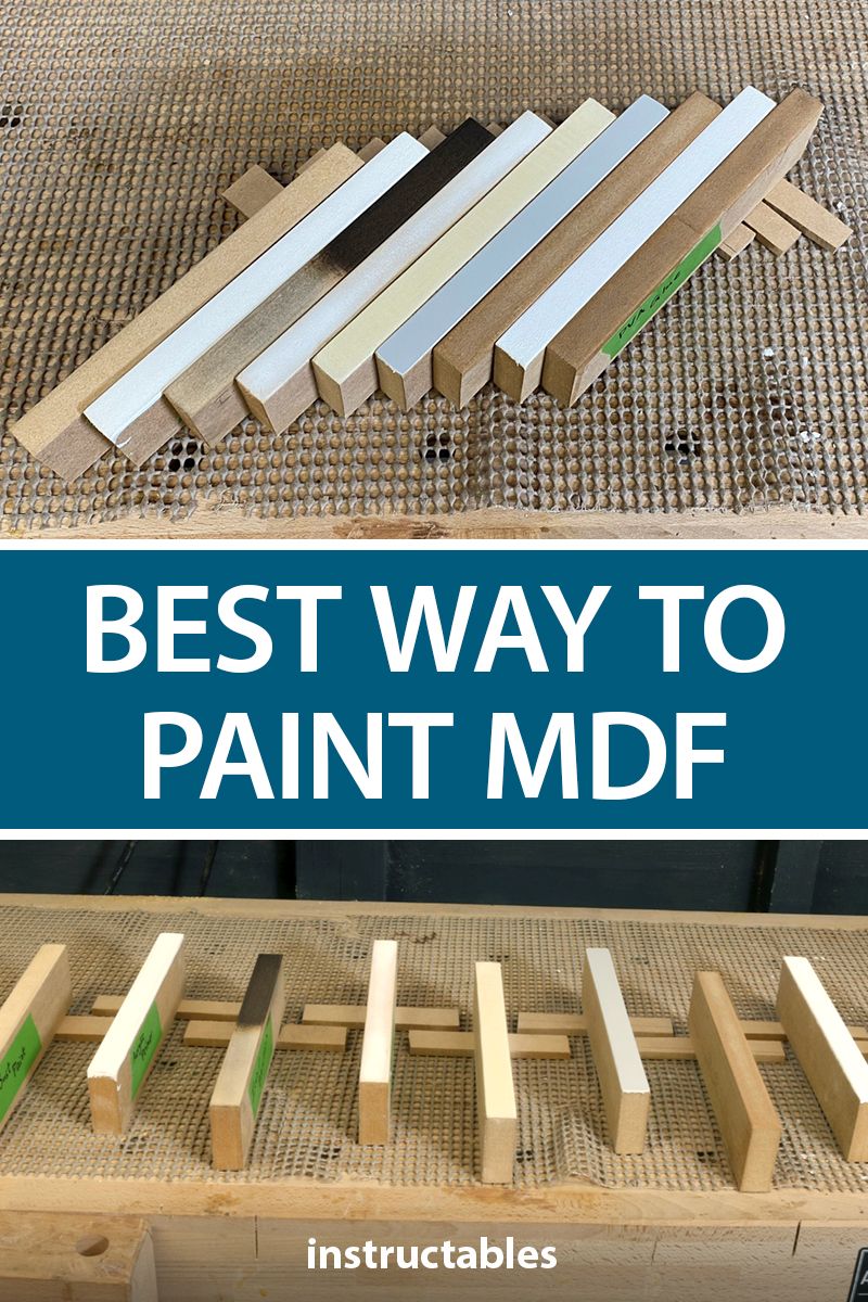 BEST Way to Paint MDF