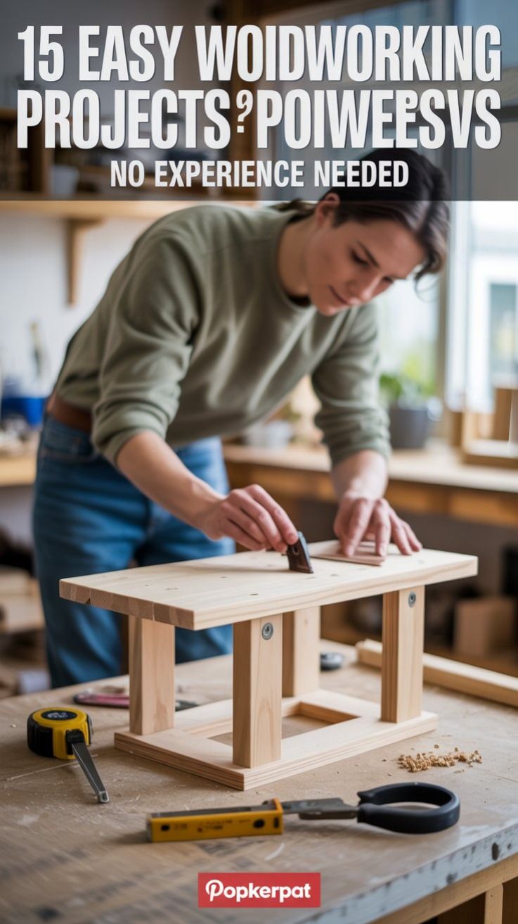 15 Easy Woodworking Projects for Total Beginners