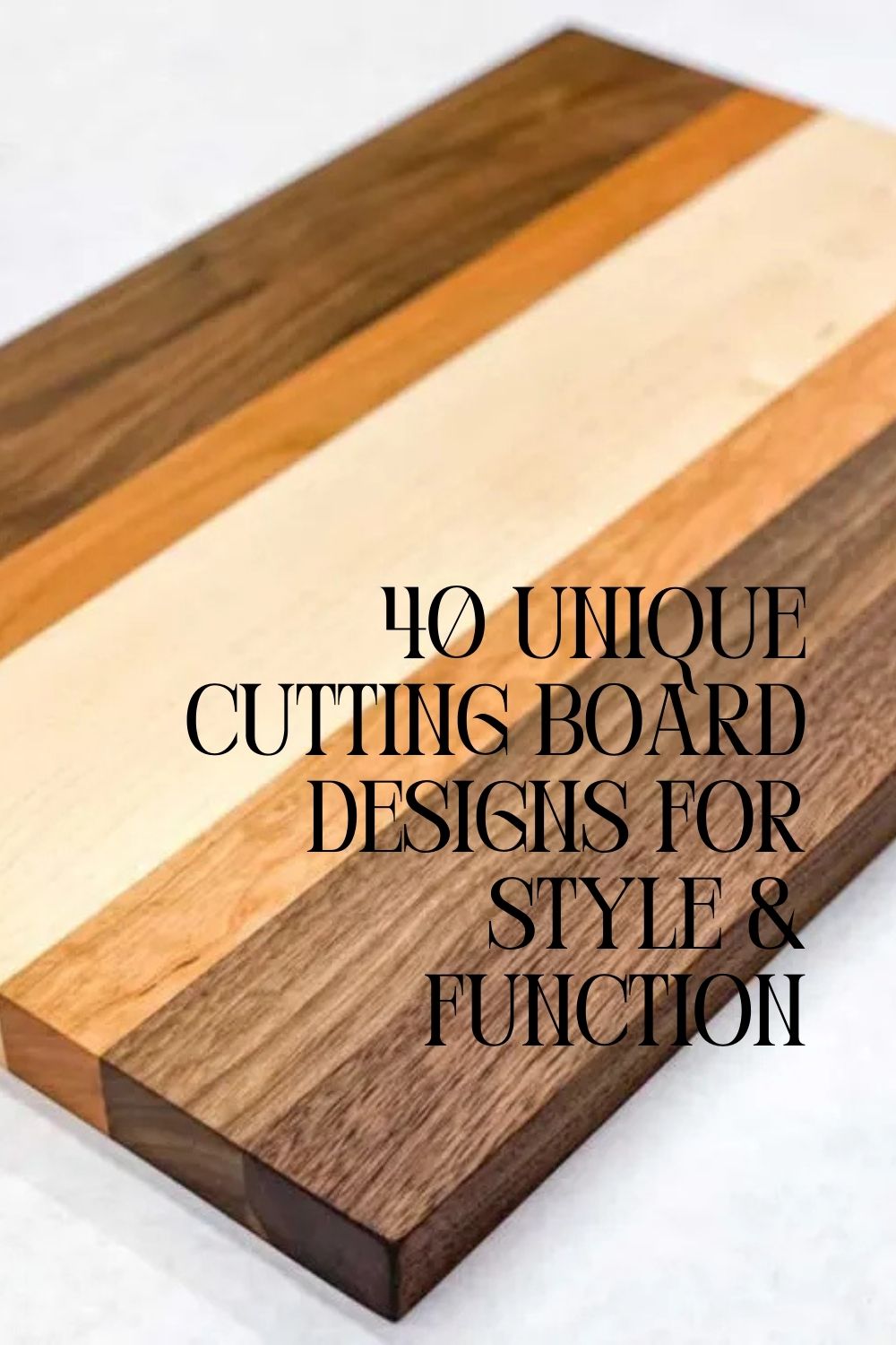 40 Unique Cutting Board Designs for Style & Function